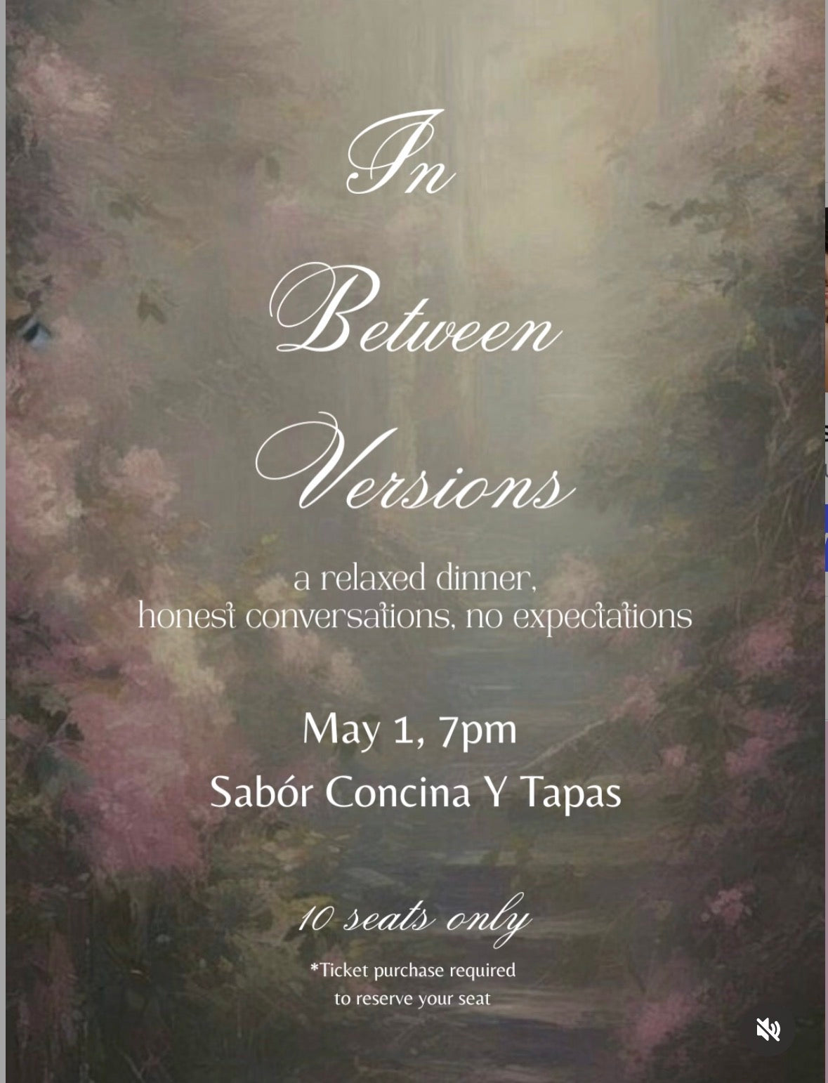In Between Versions Dinner